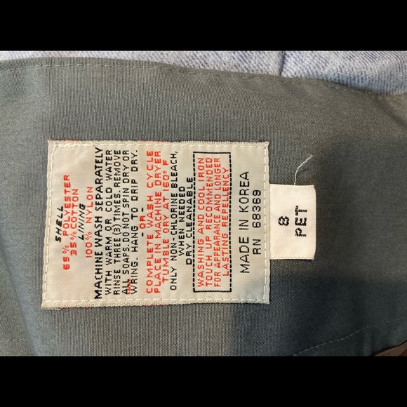 London Towne Women’s Bluish Gray trench w/removable lining & scarf.3x Host Pick🎉 - Picture 9 of 12